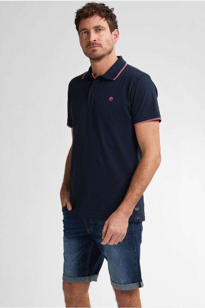 KLASSIEKE POLO WAVE M ROS POL003 5178 NAVY BLUE